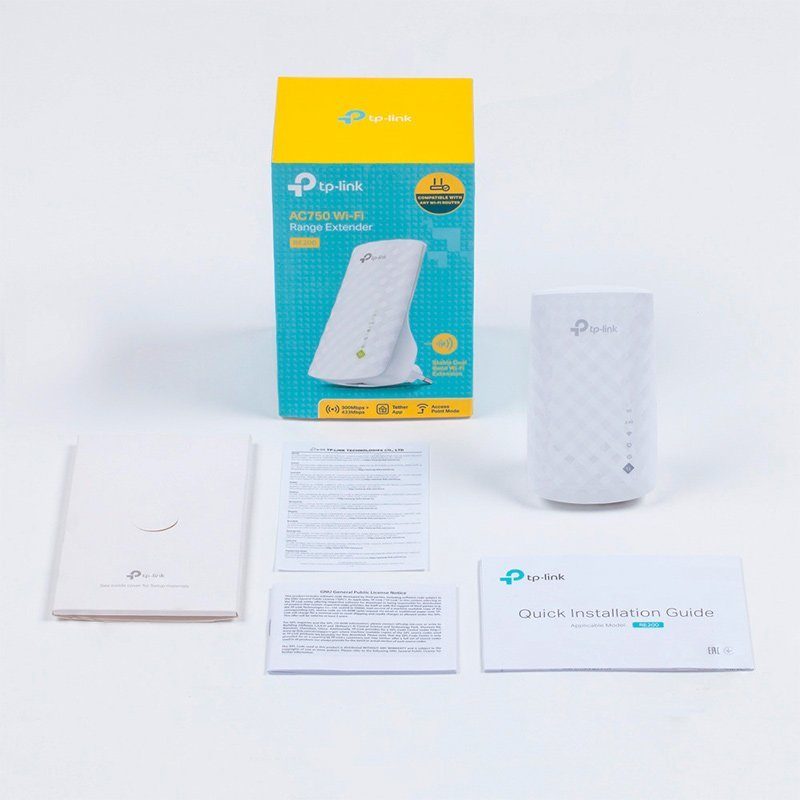 Wi-Fi усилитель TP-LINK RE200 (AC750) Wi-Fi усилитель TP-LINK RE200 (AC750)