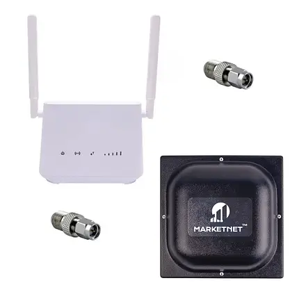 Комплект 4G LTE Wi-Fi роутер Olax AX5 Pro + Панельна 4G LTE антена MIMO MARKETNET T800 Комплект 4G LTE Wi-Fi роутер Olax AX5 Pro + Панельна 4G LTE антена MIMO MARKETNET T800
